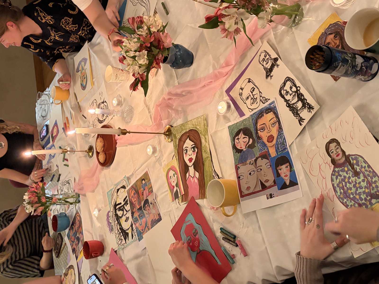 Craft night table